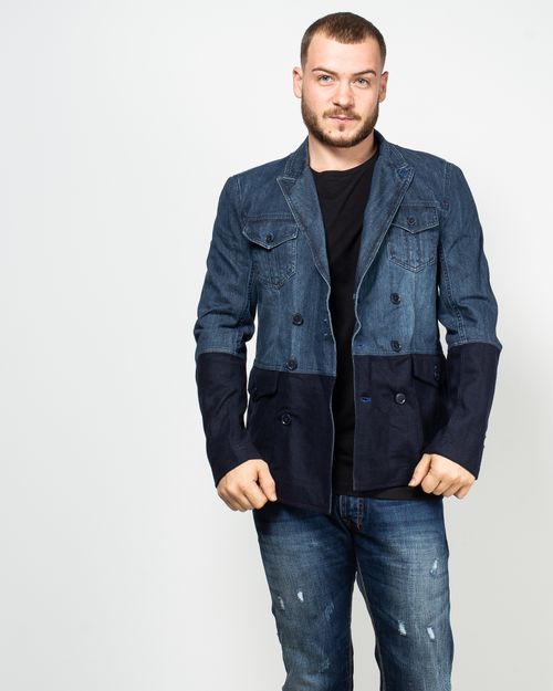 Men Blue Denim Blazer  1951301008