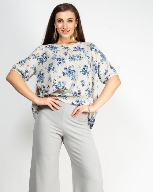 Women Multi Cotton blouse 1917301011