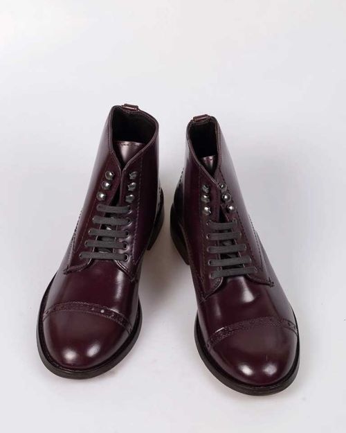 Men Brown Leather Boot  MPSDBR02