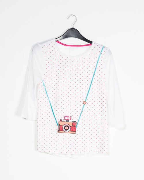 Kids White  top for girlsN914003015