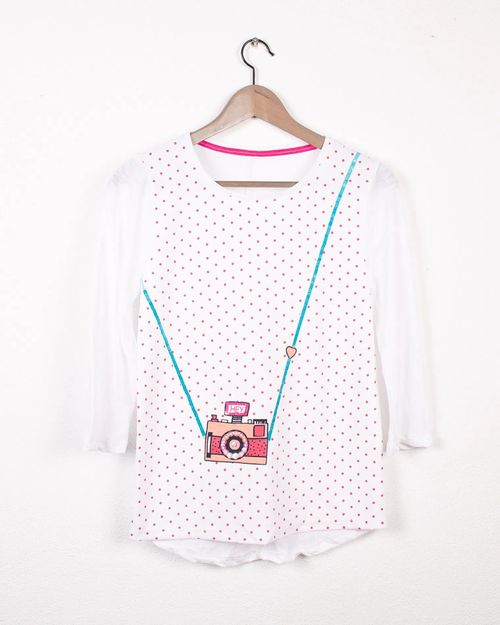 Kid White top for girl N914013007