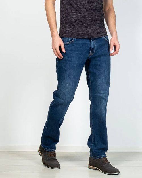 Men Blue cotton Jeans 2101205012