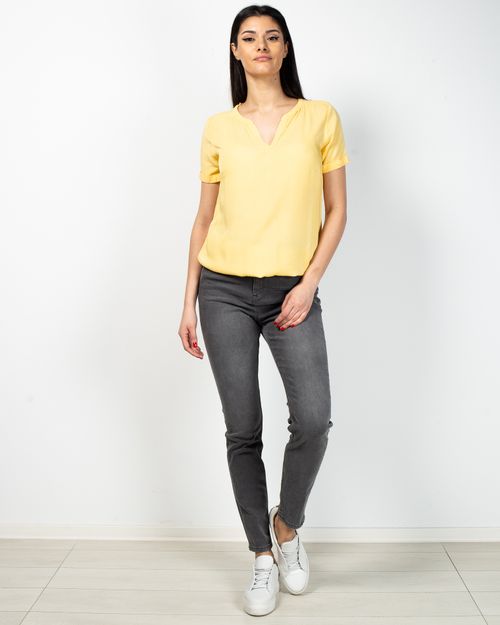 Women Grey Cotton Blend Jeans T1SK101002