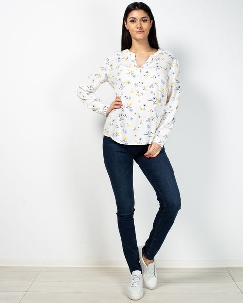 Women Blue Cotton Blend Jeans T1SK101008