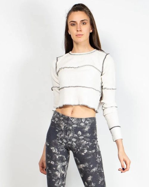 Women White Cotton Top N903928010