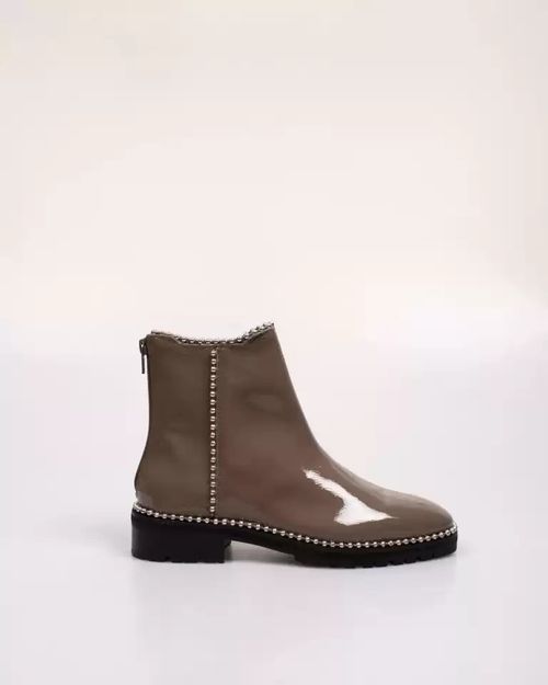 Women Brown Leather Boot N903002002