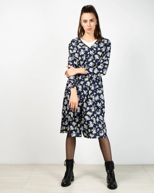 Women Blue Polyester Blend N919093041