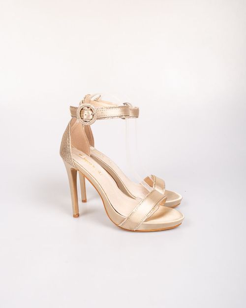 Women Golden Synthetic Sandal 2103605163