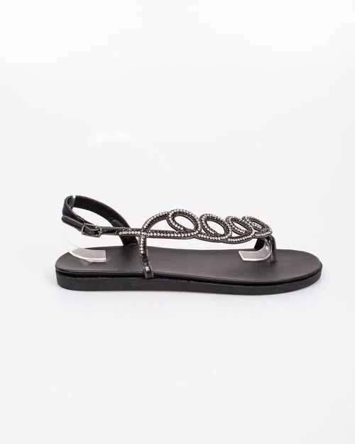 Women Black Synthetic Sandal 2103606002