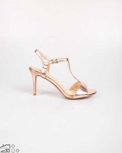 Women Golden Synthetic Sandal 2103605130