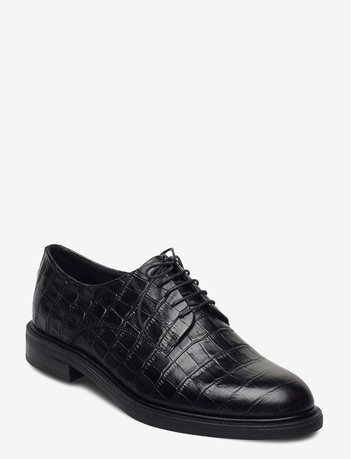 Women Black Leather Shoes IN21182182