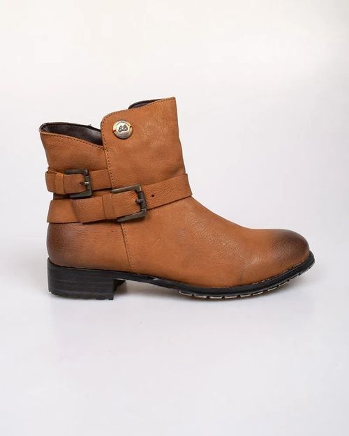 Women Tan Leather Boot IN21186186