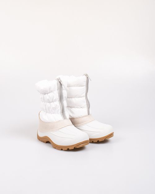 Kids White Synthetic Boot 2030405006