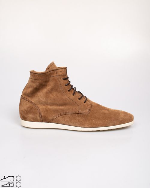 Men Brown Leather Boot 2105102001