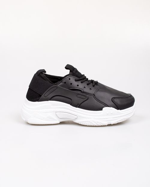 Women Black Synthetic leather Shoes 2102017031