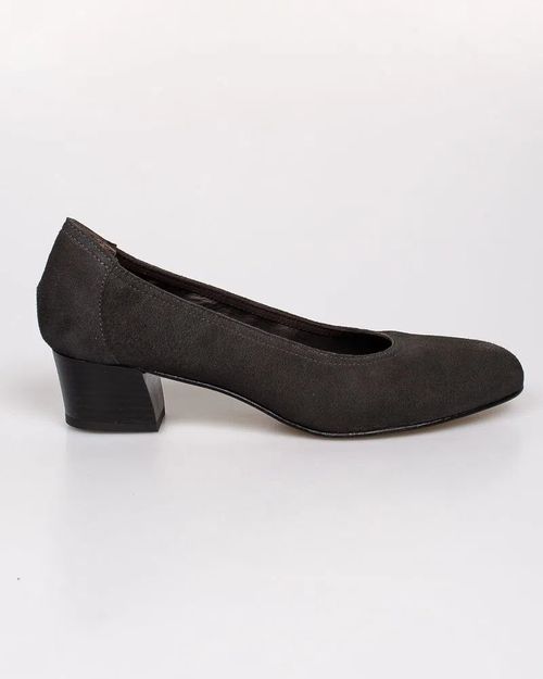 Women Grey Leather Bellie 2121208002
