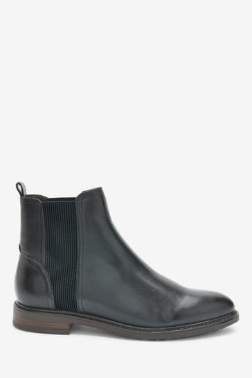 Women Black Leather Boot IN21169169