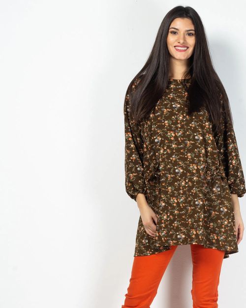 Women Brown Viscose Top N902902001