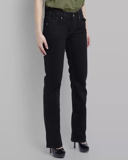 Women Black Cotton Jeans  1926401013