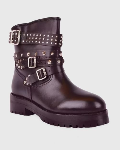Women Black Leather Boot IN21235235