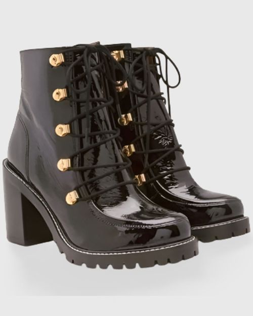 Women Black Leather Boot IN21225225