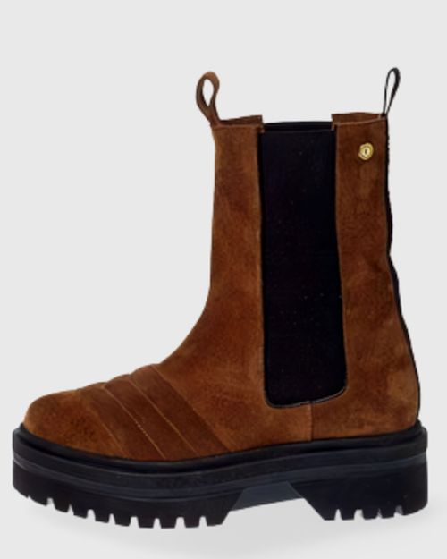 Women Brown Leather Boot IN21227227