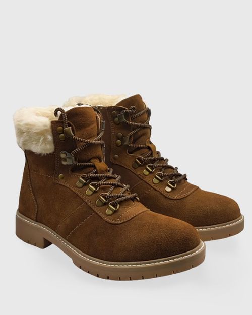 Women Brown suede Boot  IN2012006