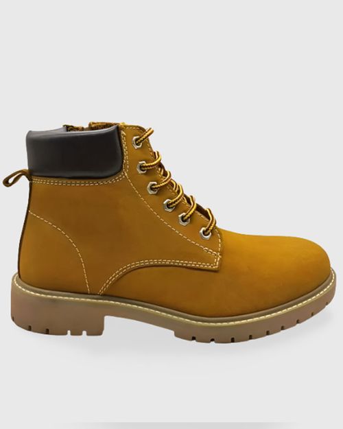 Women Tan Leather Boot IN2012001