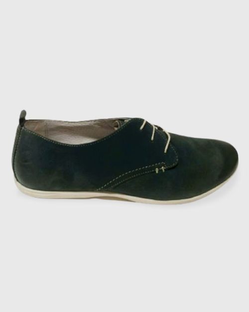 Women Green Leather Shoes IN22320320