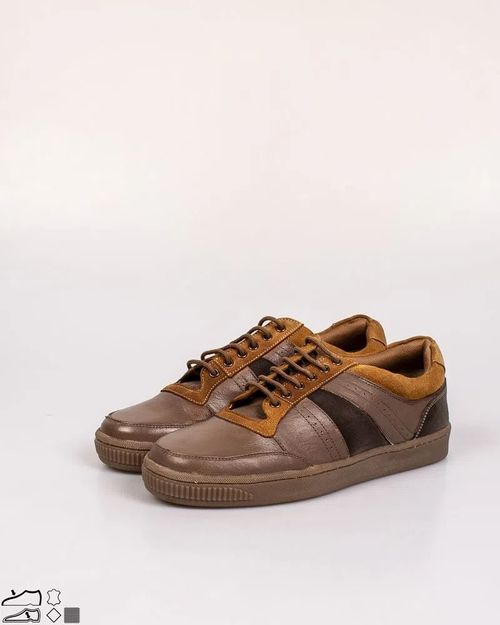 Men Tan Leather Sneaker IN21051051