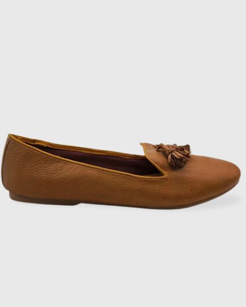Women Brown Leather Bellie  IN21050050