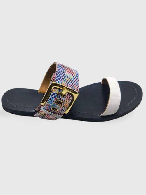 Women Multicolor Leather Slipper IN22359359