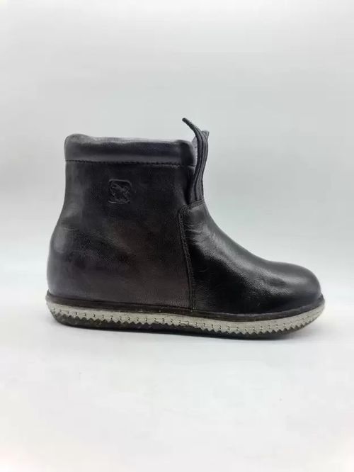 Boy and Girls Black Leather Boot IN22344344