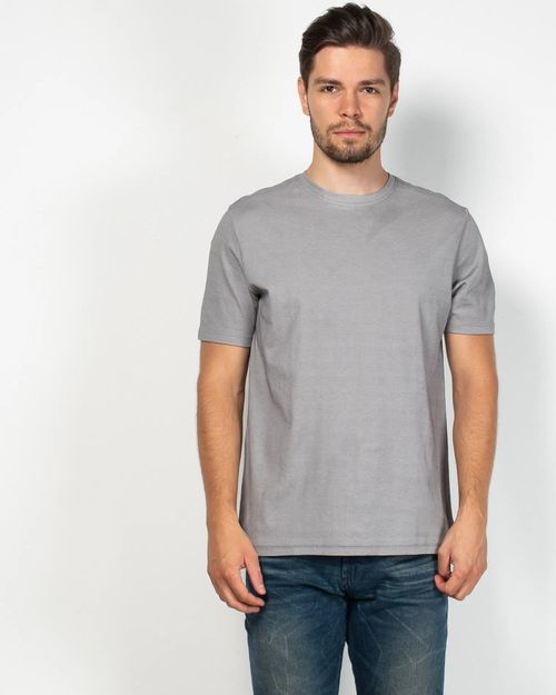 Men Grey Cotton T-Shirt N902739001