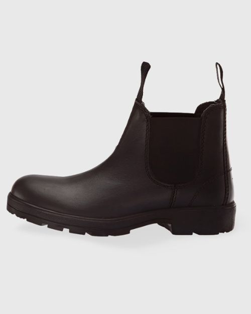 Women Black Leather boot IN22388388