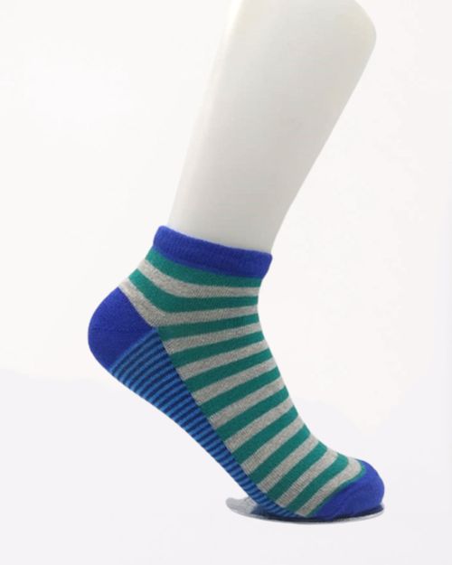 Kids Multicolor Cotton Socks (Pack of 3) INBLUGRNST