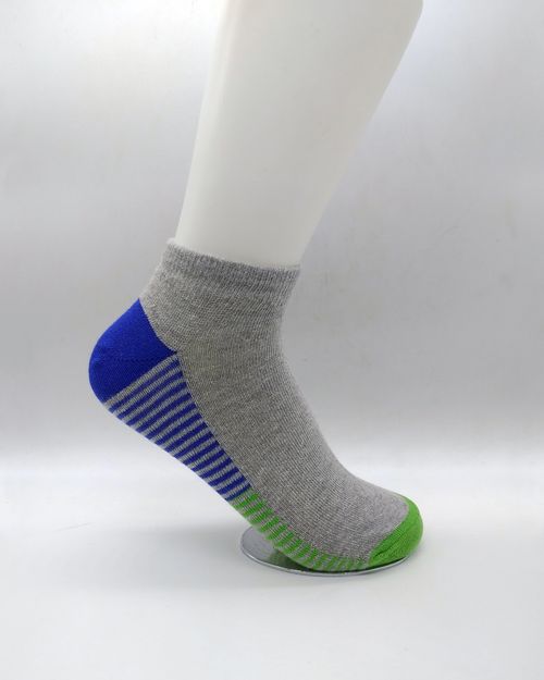 Women Grey Cotton Socks (Pack of 3) INBLUGRNG374