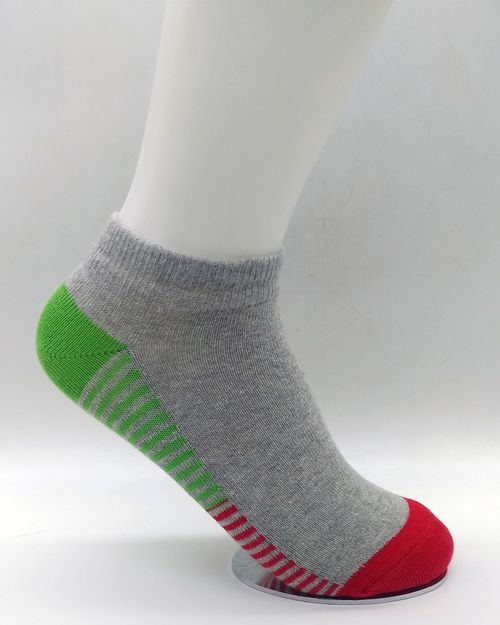 Kids Grey Cotton Socks (Pack of3) INMULTIGR304