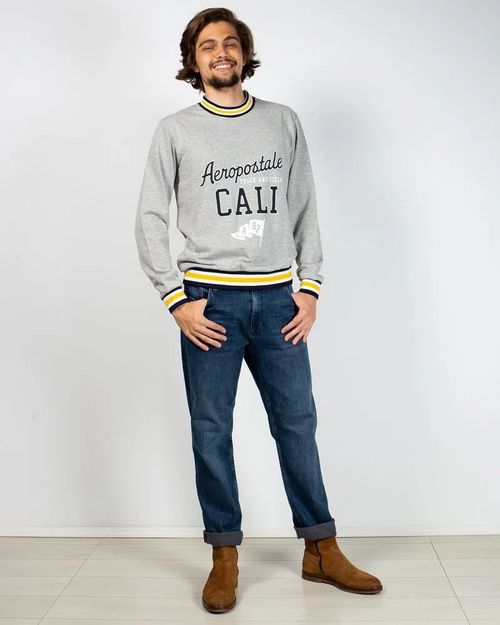 Men Blue Straight jeans 2115812020