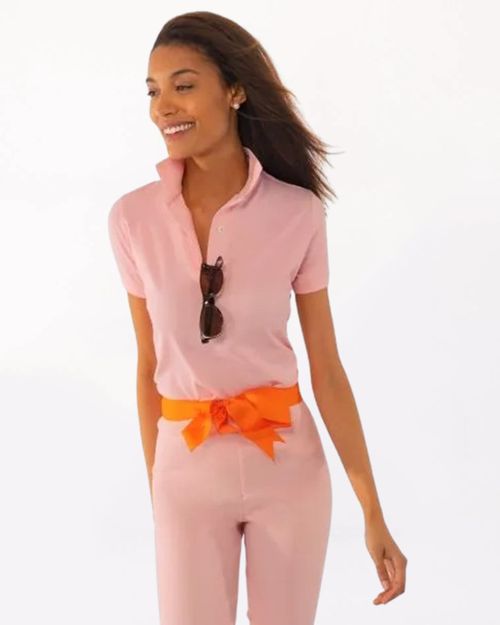 Women Pink Cotton T-Shirt IN21215215