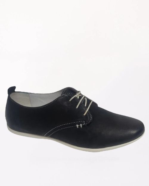 Women Black Leather Shoes IN22319319