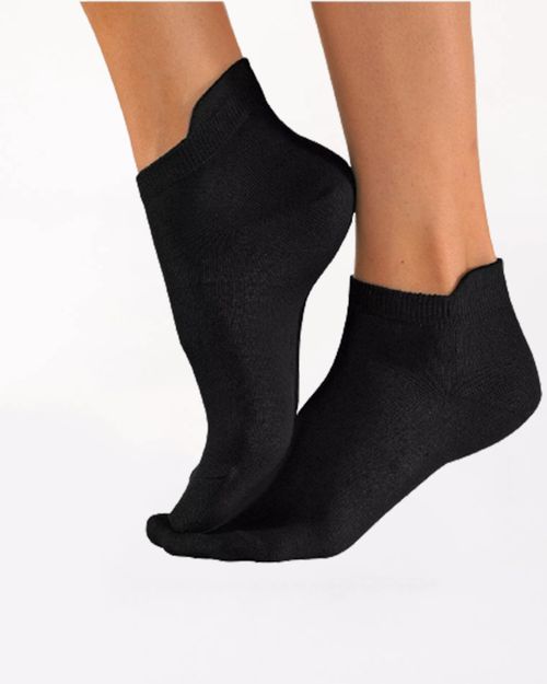 Men Black Cotton Socks (Pack of 4)  INKANGAROO