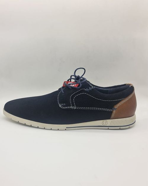 Men Blue Leather Shoes IN22472472